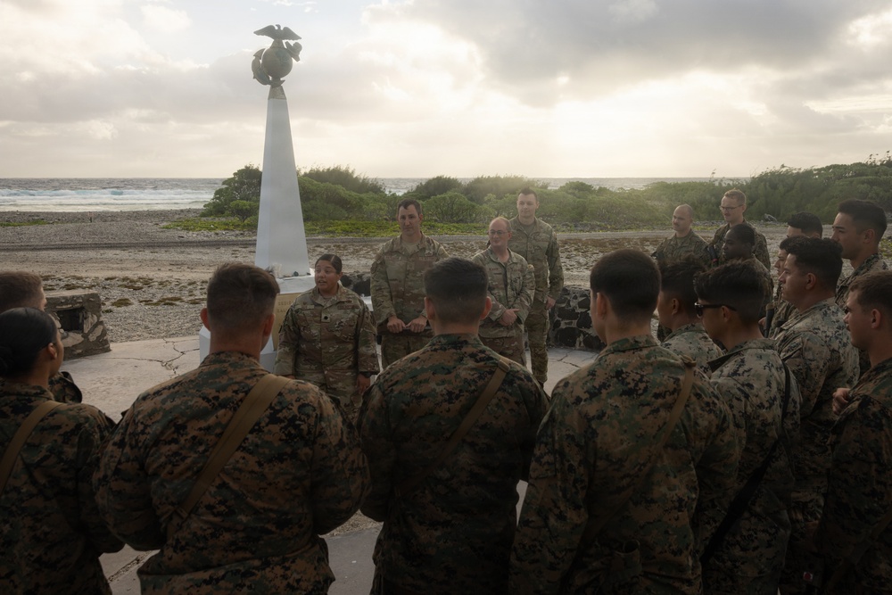 12th LAAB Participates in a Memorial Ceremony on Wake Island