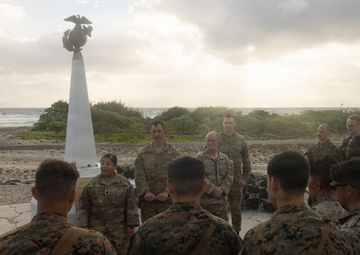 12th LAAB Participates in a Memorial Ceremony on Wake Island