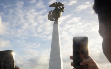 12th LAAB Participates in a Memorial Ceremony on Wake Island