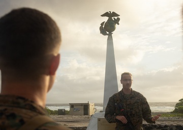 12th LAAB Participates in a Memorial Ceremony on Wake Island