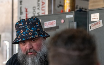 Comedian Chris Newburgh visits the 386th