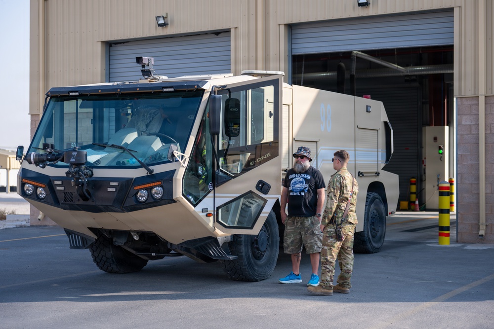 Chris Newburgh visits the 386th