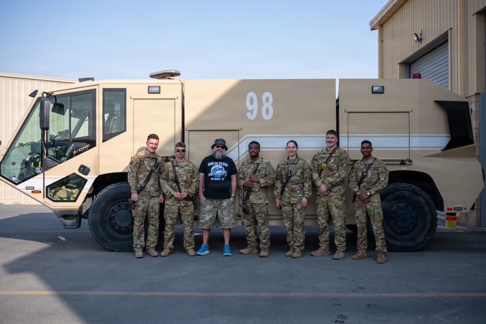 Chris Newburgh visits the 386th