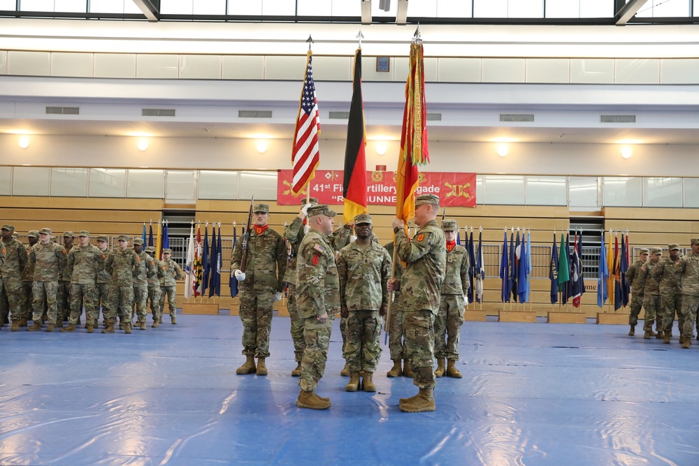 41st Field Artillery Brigade Relinquishment of Responsibility