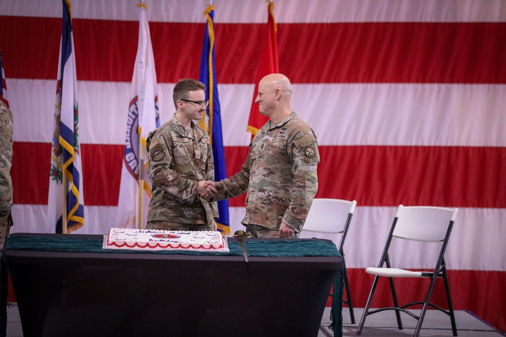 WVNG Celebrates 389 Years With Ceremonial Cake Cutting