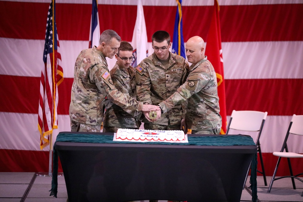 WVNG Celebrates 389 Years With Ceremonial Cake Cutting
