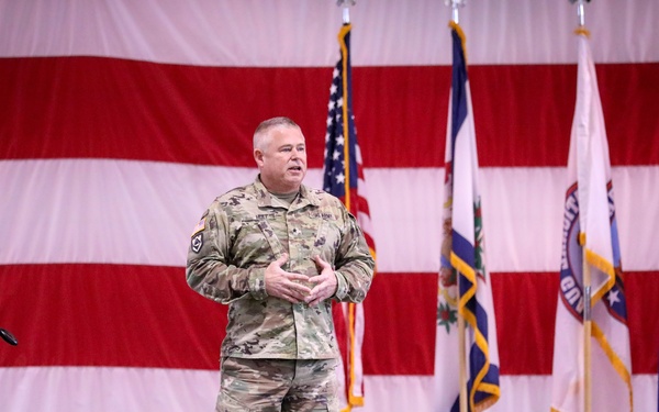 Gen. Holt Addresses WVNG Service Members During 389th Birthday Celebration