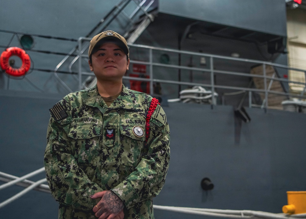 Boatswain’s Mate First Class Dyamond Khammanivong