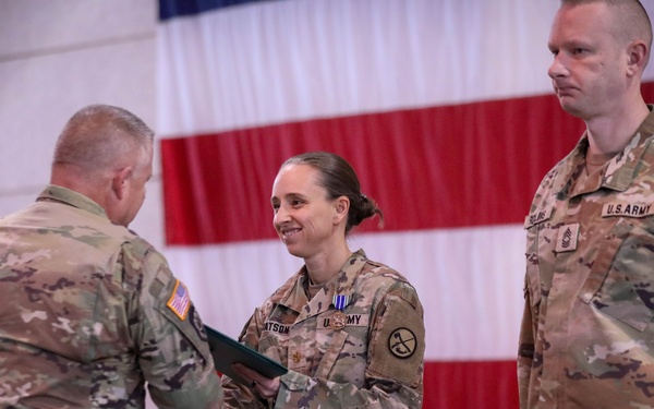 Maj. Brittany Watson Awarded Meritorious Service Medal