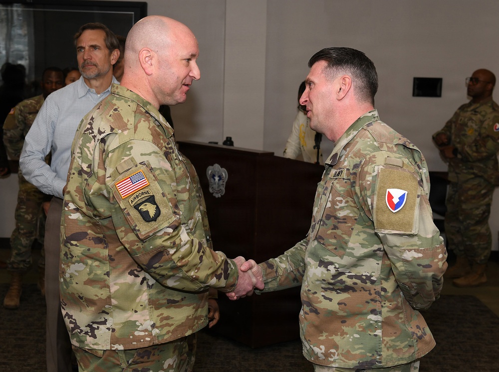 Congratulatory handshake