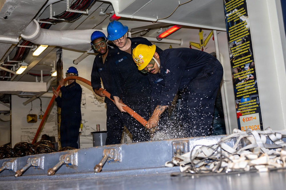 USS Gerald R. Ford (CVN 78) Departs St. Thomas, U.S. Virgin Islands