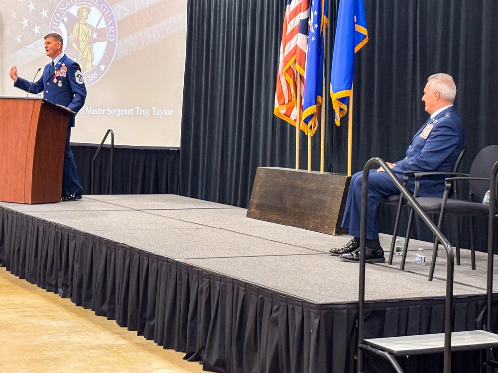 Ohio Air National Guard state command chief retires after 29 years