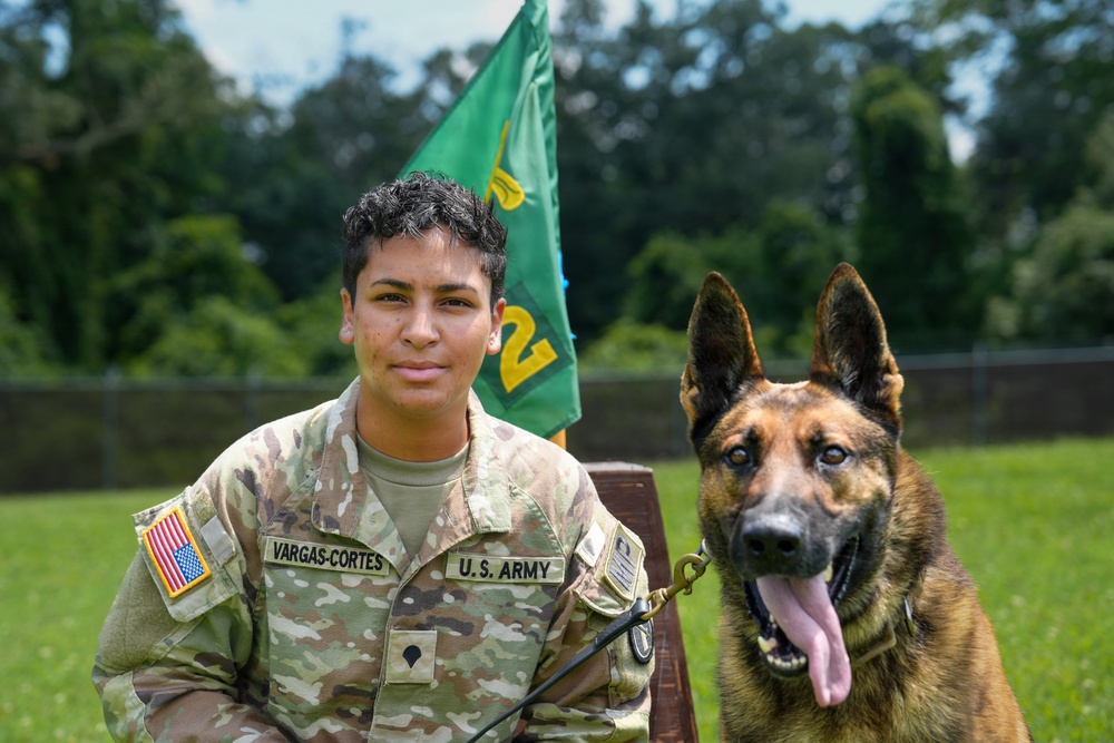 2d Military Working Dog Detachment Portrait