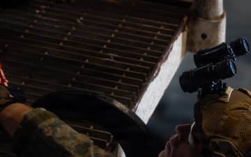 22nd MEU(SOC) | MSPF Conducts Hook and Climbing Training Aboard the USS Iwo Jima