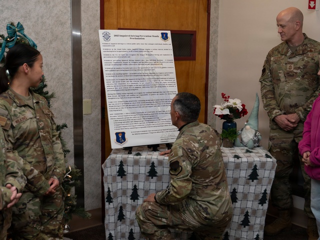 Grand Forks AFB observes National Impaired Driving Prevention Month
