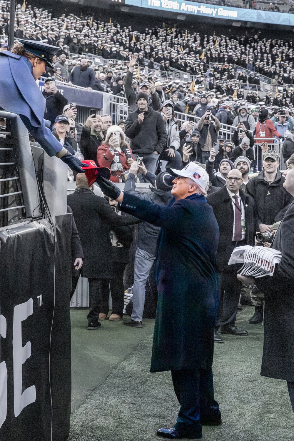 Army-Navy Game, President Trump, Have a Hat