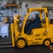USS Theodore Roosevelt Forklift Operations
