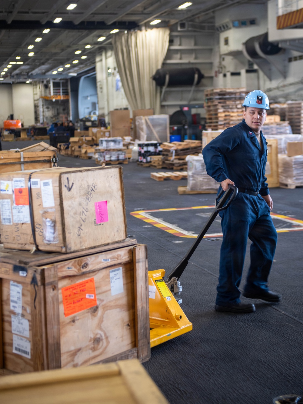 USS Theodore Roosevelt Stores Operations