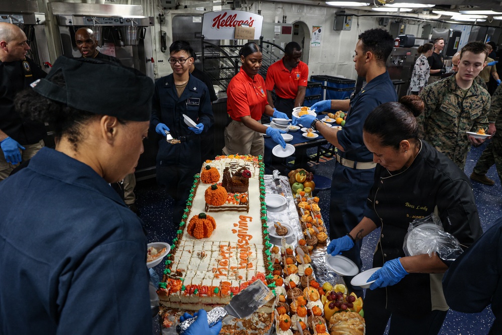 22nd MEU(SOC) | Thanksgiving Aboard USS Iwo Jima During Deployment