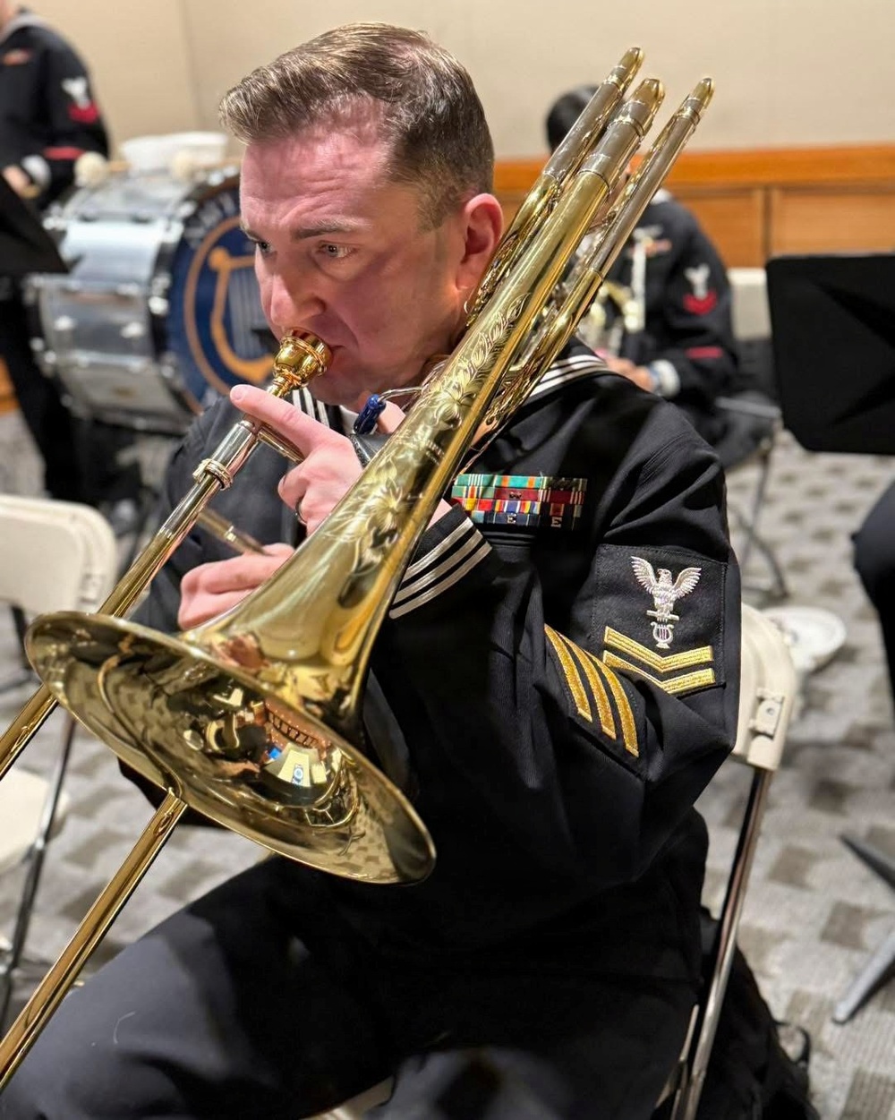 Welcome aboard to Navy Band Northeast, MU2 Sloan!