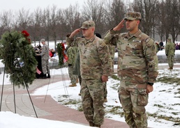 Solemn Tribute: NY National Guard's Rainbow Division Lays Wreaths at Saratoga National Cemetery