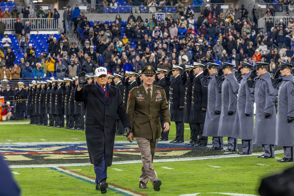 Army-Navy Game, President Trump, Great Day