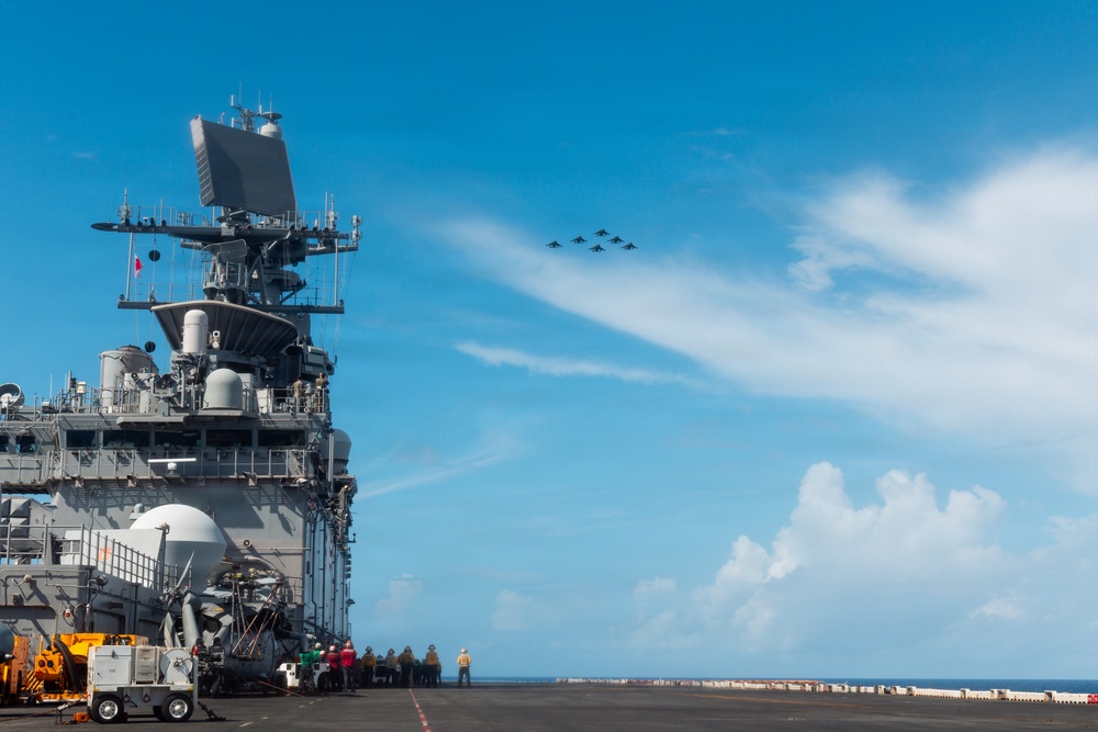 22nd MEU(SOC) | Harrier Flight Operations Aboard the USS Iwo Jima