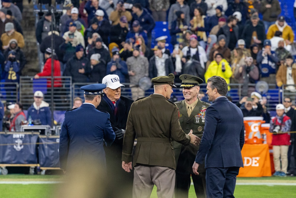 Army-Navy Game, President Trump, Meet and greet