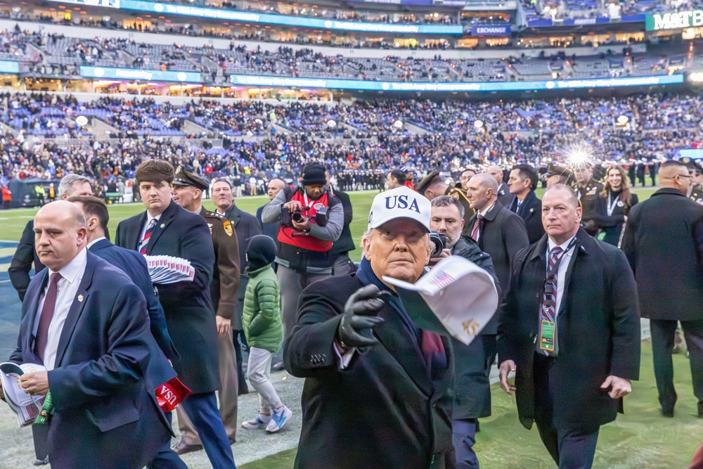 Army-Navy Game, President Trump, Another one