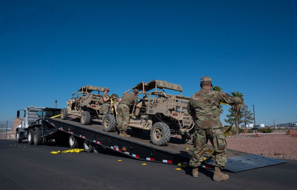 419th ground transportation Airmen shine at Nellis AFB