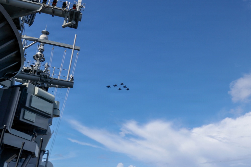 22nd MEU(SOC) | Harrier Flight Operations Aboard the USS Iwo Jima