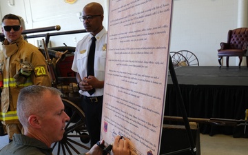 Creech AFB promotes fire safety during Fire Prevention Month