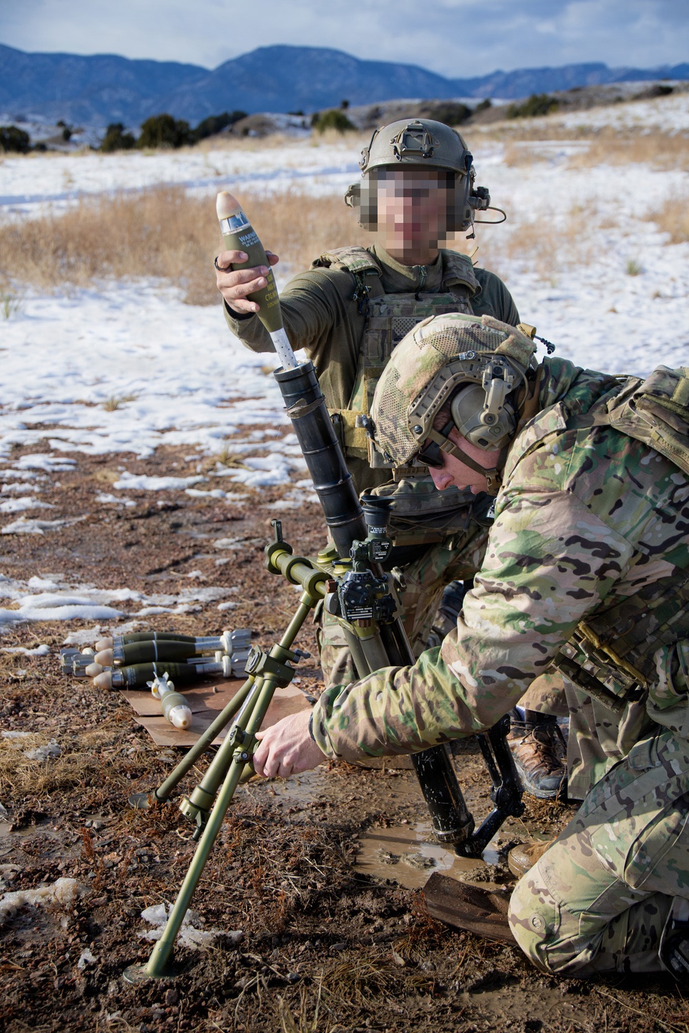 10th SFG (A) mortar training