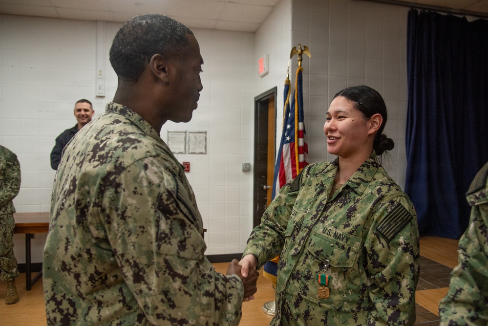 Surface Warfare Engineering Schools Command (SWESC) Great Lakes Holds All Hands Awards Ceremony
