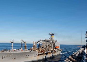 USS Boxer RAS with USNS Patuxent