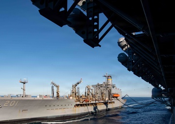 USS Boxer RAS with USNS Patuxent