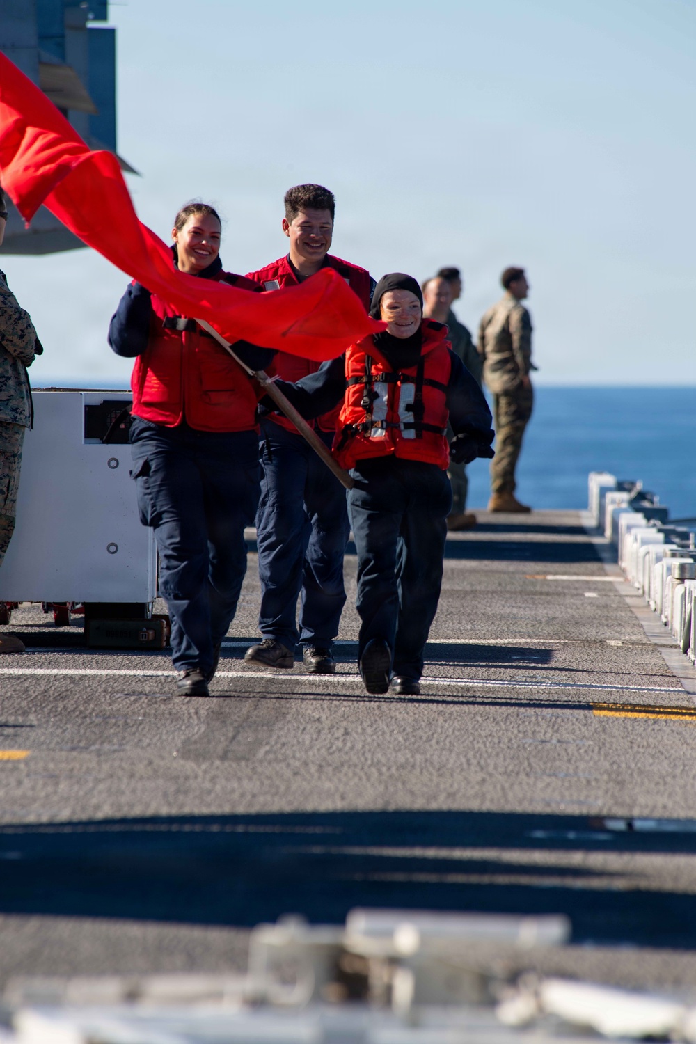 USS Boxer RAS with USNS Patuxent