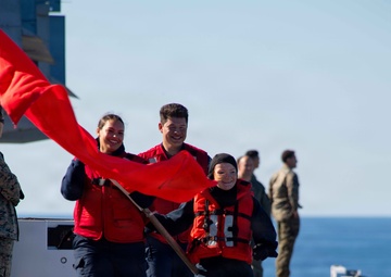 USS Boxer RAS with USNS Patuxent