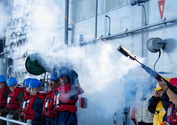 USS Boxer RAS with USNS Patuxent