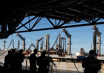 USS Boxer RAS with USNS Patuxent
