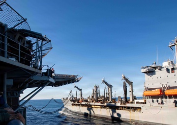 USS Boxer RAS with USNS Patuxent