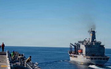 USS Boxer RAS with USNS Patuxent