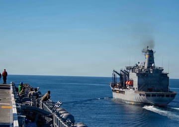 USS Boxer RAS with USNS Patuxent