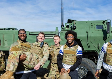 Dallas Cowboys Players and Cheerleaders Visit Fort Sill
