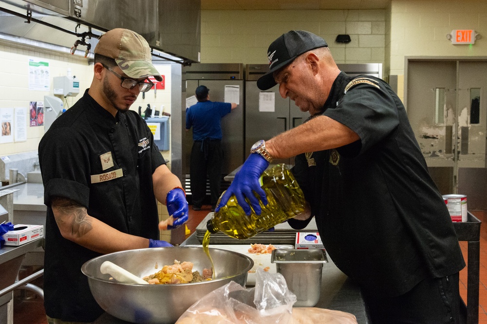 Celebrity chef Marc Cummings teams up at the Dover AFB DFAC