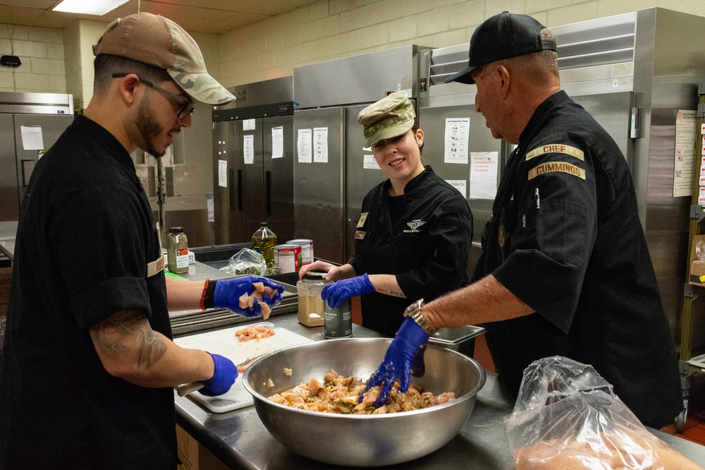Celebrity chef Marc Cummings teams up at the Dover AFB DFAC