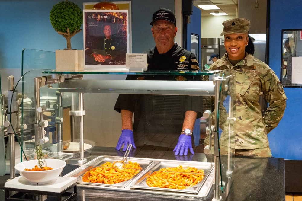 Celebrity chef Marc Cummings teams up at the Dover AFB DFAC