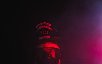 Aircraft Rescue Firefighter Portrait