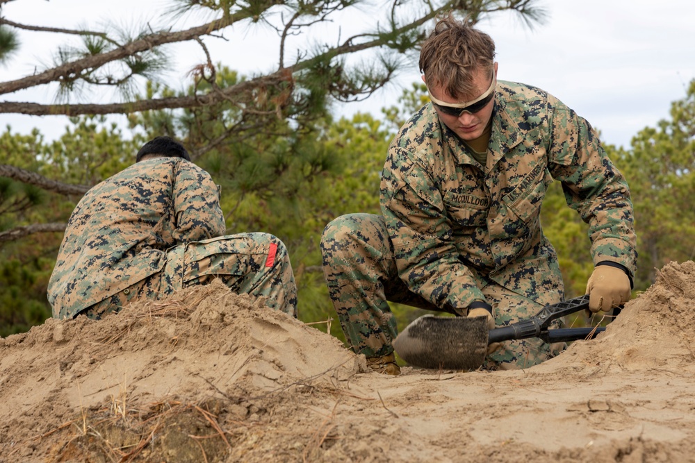 Combat Logistics Battalion 22 Field Fortification Exercise