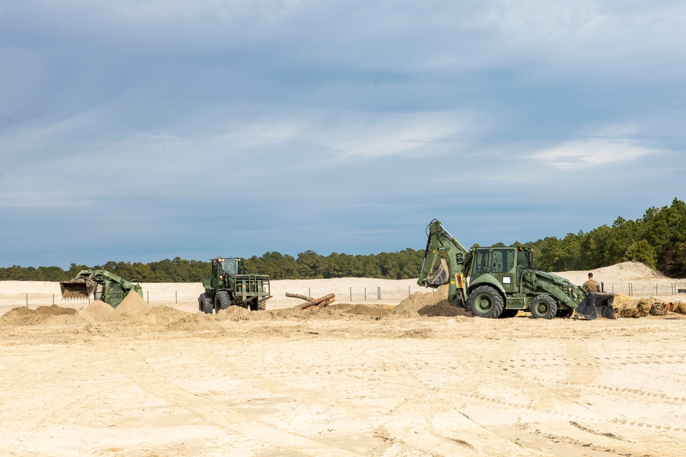 Combat Logistics Battalion 22 Field Fortification Exercise